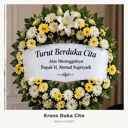 Krans Bunga Duka Medan Helvetia